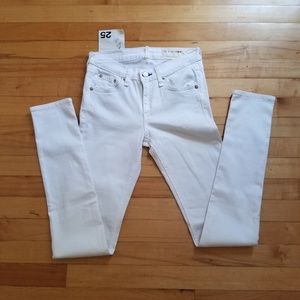 Rag & Bone Bright White Skinny Jean